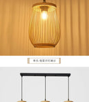 GobekUsa Handmade Chinese Rattan Wicker Pendant Ceiling Light