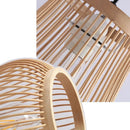GobekUsa Handmade Chinese Rattan Wicker Pendant Ceiling Light