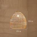 Handmade Chinese Style Rattan Pendant Light