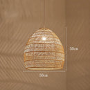 Handmade Chinese Style Rattan Pendant Light
