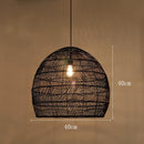 Handmade Chinese Style Rattan Pendant Light