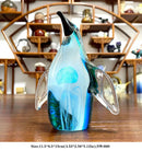 GobekUsa Handmade Crystal Sika Deer Figurine Blown Glass Animal Craft Home Decor