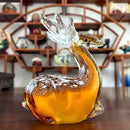 GobekUsa Handmade Crystal Sika Deer Figurine Blown Glass Animal Craft Home Decor