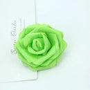 Handmade colorful foam roses flower wedding decor bedroom bouquet by Decorbites