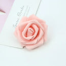Handmade colorful foam roses flower wedding decor bedroom bouquet by Decorbites