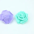 Handmade colorful foam roses flower wedding decor bedroom bouquet by Decorbites