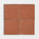 Handmade Cotto Dark Natural Terracotta Tiles 6x6
