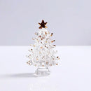 Handmade crystal christmas tree mini figurine living room decor by Decorbites