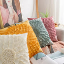 Handmade flower cushion cover set living room floral pillows by Decorbites
