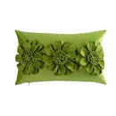 Handmade flower cushion cover set living room floral pillows by Decorbites