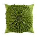 Handmade flower cushion cover set living room floral pillows by Decorbites