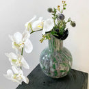 GobekUsa Handmade Glass Vase Pebble Marble Home Decoration Floral Arrangement Accessories