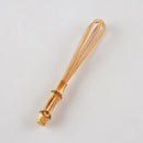 Handmade golden bamboo flour mixer egg beater kitchen whisk by Decorbites