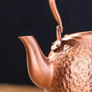 GobekUsa Handmade Copper Tea Pot with Knitting Handle - Chinese Light Luxury Tea Set
