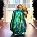 GobekUsa Handmade Glass Pumpkin Figurines Collectible Statue Home Decor