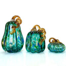 GobekUsa Handmade Glass Pumpkin Figurines Collectible Statue Home Decor