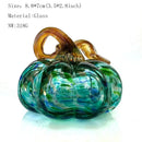 GobekUsa Handmade Glass Pumpkin Figurines Collectible Statue Home Decor