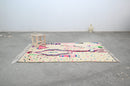 GobekUsa Handmade Moroccan Azilal Rug - 241x140 cm