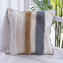 Handmade moroccan geometric pillow cover cream living room decor by Decorbites