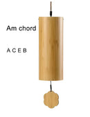 GobekUsa Bamboo Chord Wind Chimes: Handmade Musical Outdoor Decor for Garden and Home