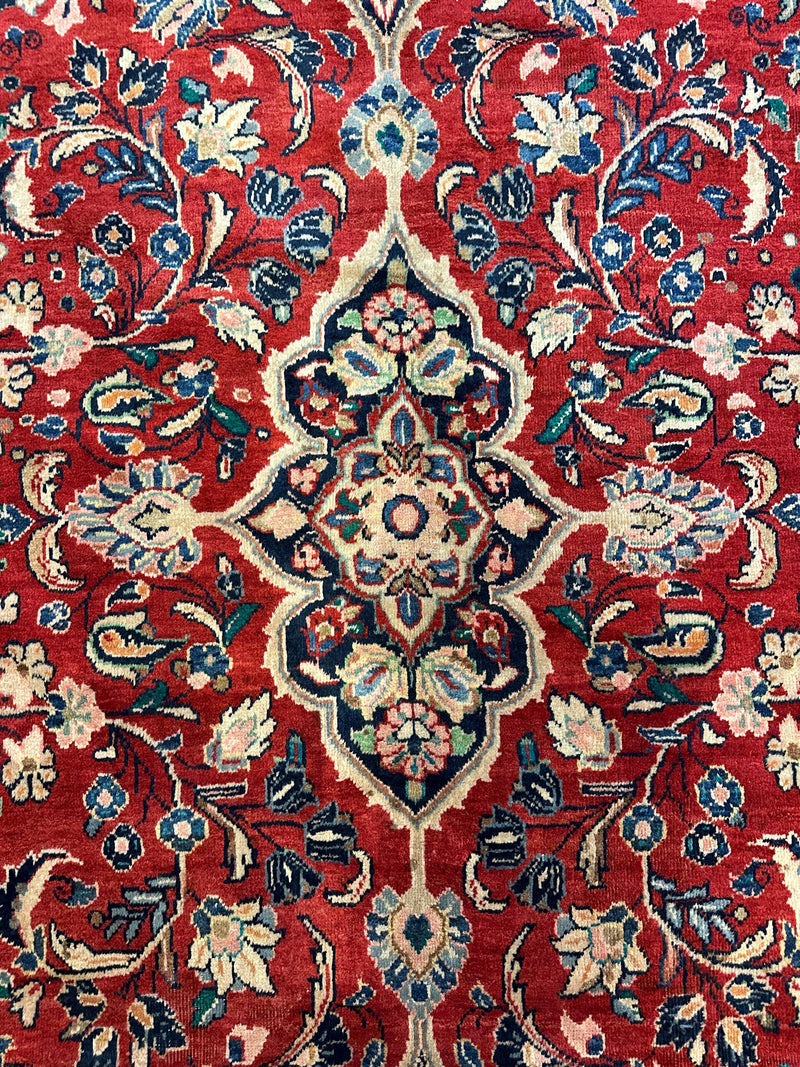 Handmade One-of-a-Kind Persian Mahal Rug - 10’ x 12’10”