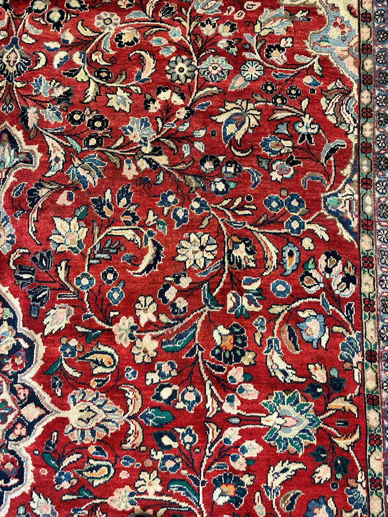 Handmade One-of-a-Kind Persian Mahal Rug - 10’ x 12’10”