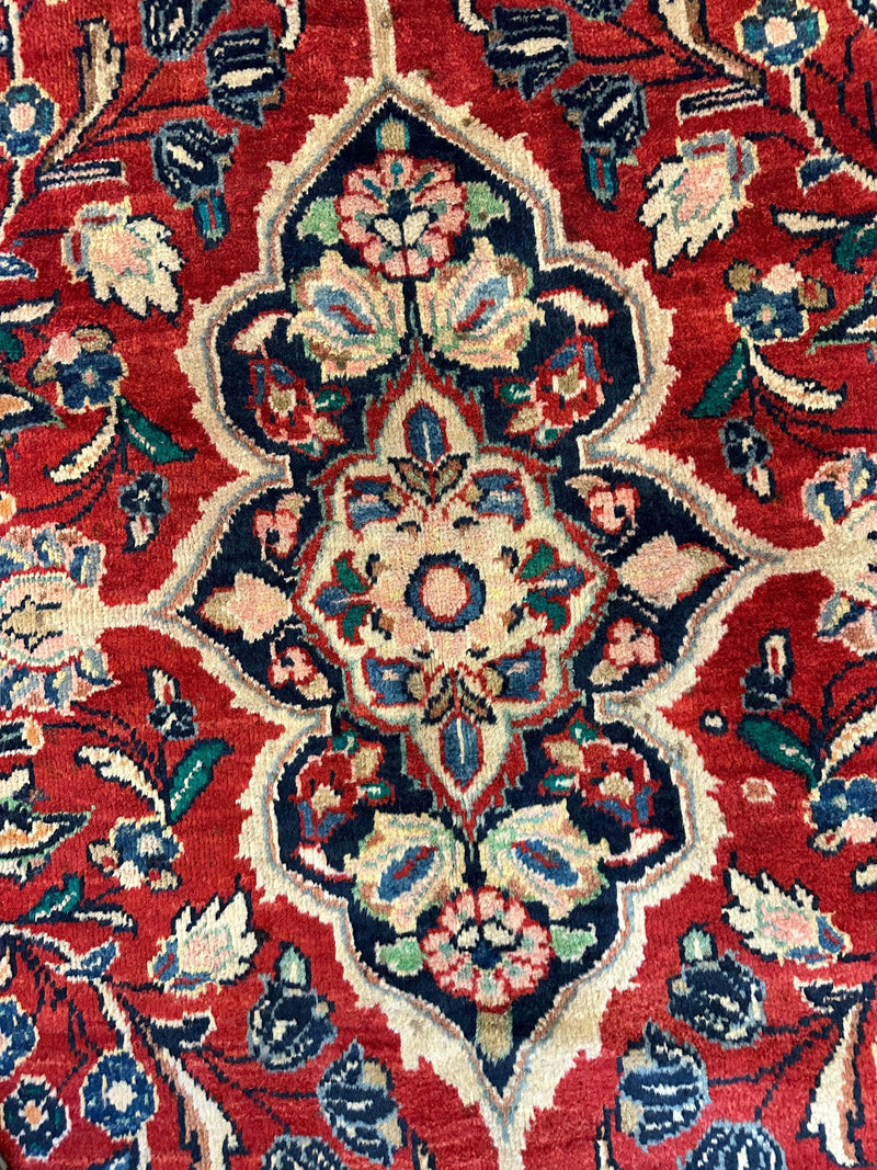 Handmade One-of-a-Kind Persian Mahal Rug - 10’ x 12’10”