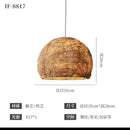 GobekUsa Handmade Rattan Bamboo Pendant Lamp for Creative Living Room Lighting