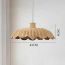 GobekUsa Handmade Rattan Pendant Lamps - Chinese Style Lighting for Home, Restaurant & Coffee Shop