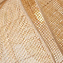 GobekUsa Handmade Rattan Petal Pendant Light with Chinese Style Design for Living & Dining Rooms