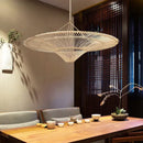 GobekUsa Handmade Rattan Wicker Chandelier for Home and Shop Decor