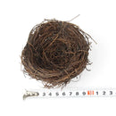 GobekUsa Handmade Round Rattan Bird Nest Decoration