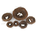 GobekUsa Handmade Round Rattan Bird Nest Decoration