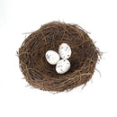 GobekUsa Handmade Round Rattan Bird Nest Decoration