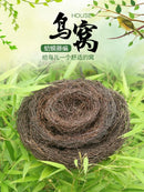 GobekUsa Handmade Round Rattan Bird Nest Decoration