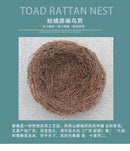 GobekUsa Handmade Round Rattan Bird Nest Decoration