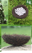 GobekUsa Handmade Round Rattan Bird Nest Decoration