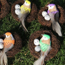 GobekUsa Handmade Round Rattan Bird Nest Decoration