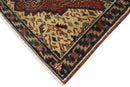 Traditional Heriz Rust and Brown Hand Knotted 2.6x8 Wool Area Rug