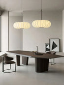 GobekUsa Handmade Silk Pumpkin Pendant Lamps for Dining, Living, and Study Spaces