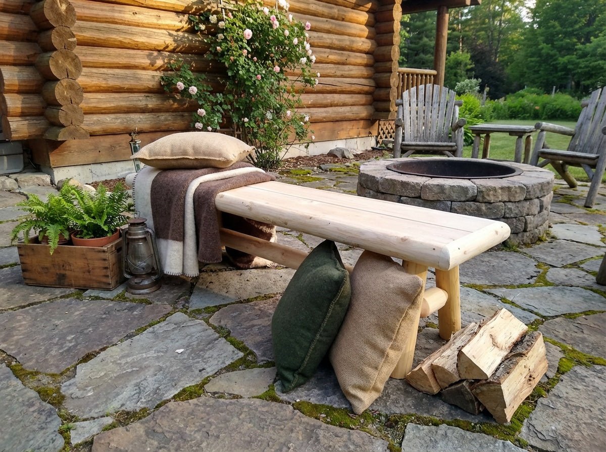 Handmade Solid Wooden Bench, photo 9 of 13