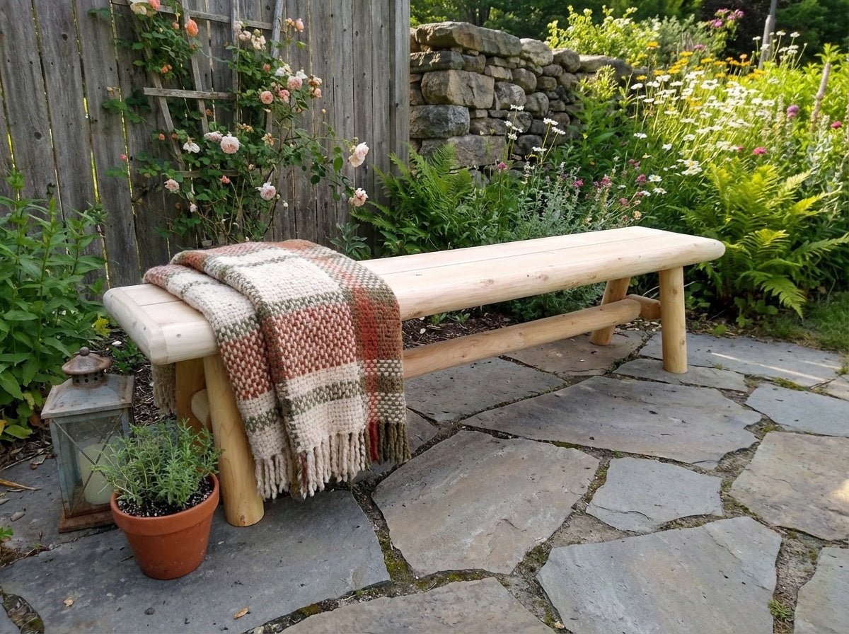 Handmade Solid Wooden Bench, photo 10 of 13