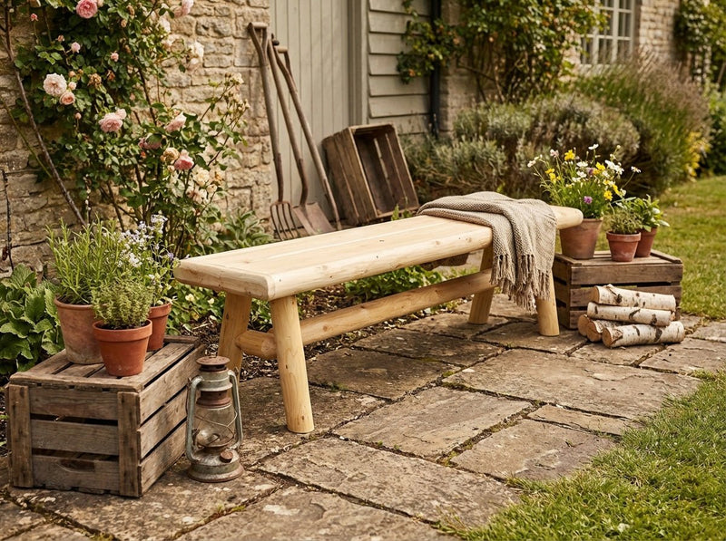 Handmade Solid Wooden Bench, photo 6 of 13