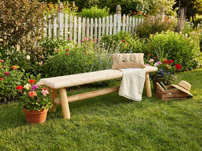 Handmade Solid Wooden Bench, photo 11 of 13