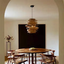 GobekUsa Bamboo Birdnest Pendant Light for Dining Room, Handmade Wicker Lamp for Kitchen Bar & Living Room