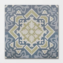 Handmade Tourmaline Blend Honed Cement Tiles 8x8