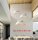 GobekUsa Handmade Wabi Sabi Chandelier Modern LED Pendant Lamp for Nordic Restaurant Island