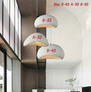 GobekUsa Handmade Wabi Sabi Chandelier Modern LED Pendant Lamp for Nordic Restaurant Island