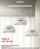 GobekUsa Handmade Wabi Sabi Chandelier Modern LED Pendant Lamp for Nordic Restaurant Island