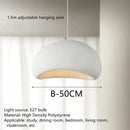 GobekUsa Handmade Wabi Sabi Chandelier Modern LED Pendant Lamp for Nordic Restaurant Island